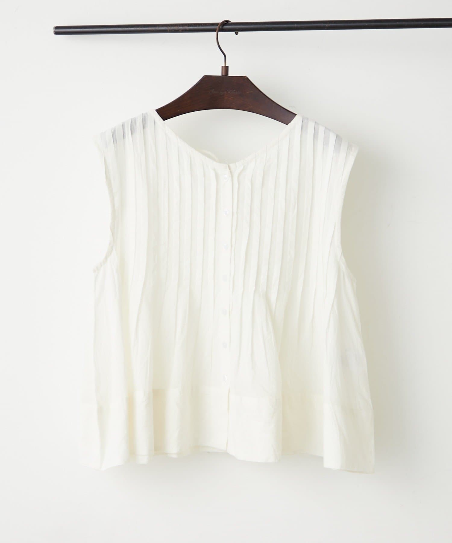 Remind me and forever(リマインドミーアンドフォーエバー) 【India series】【NAO】プリーツ2WAYブラウス