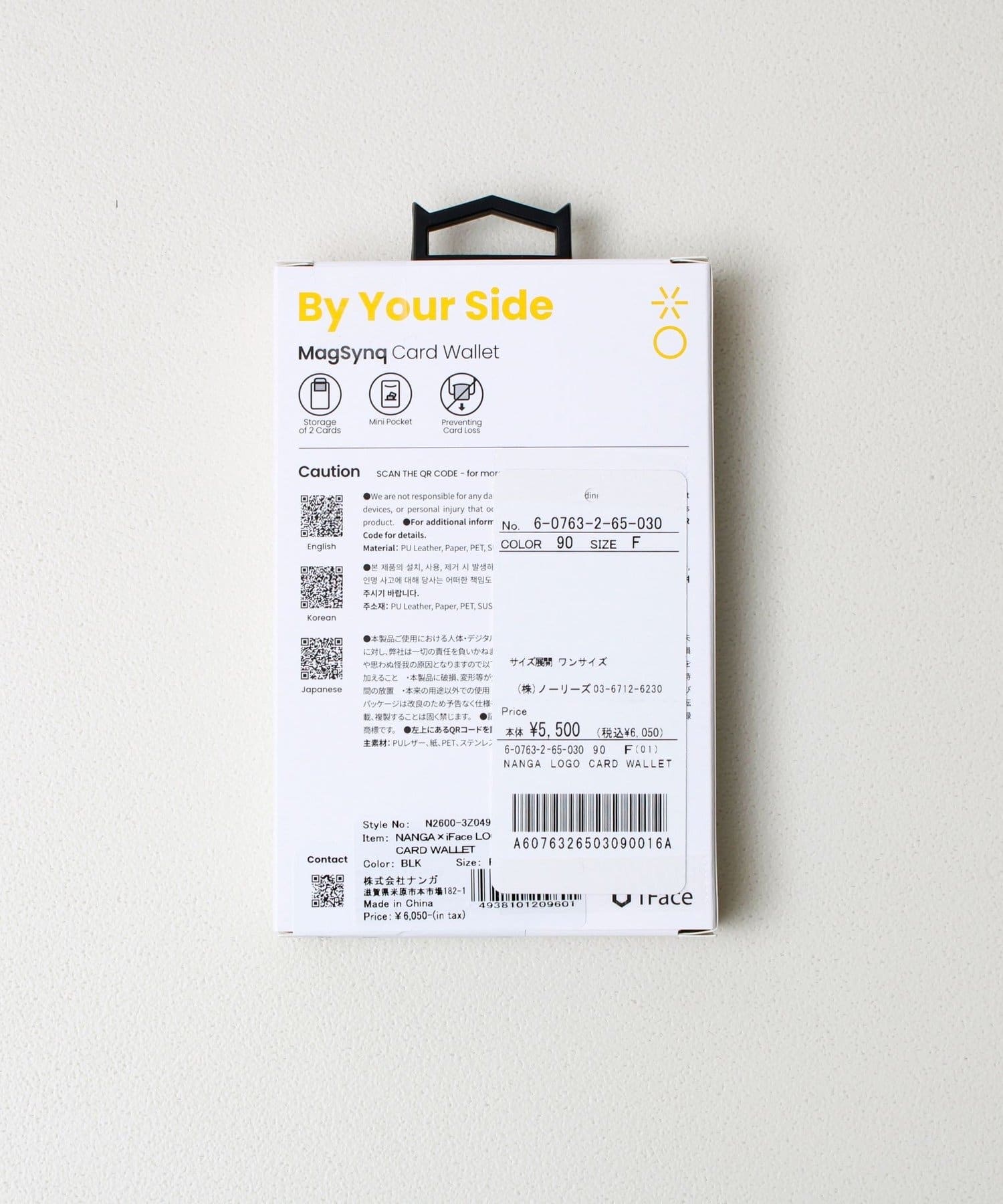 FREDY & GLOSTER(フレディ アンド グロスター) 【NANGA×iFace】LOGO CARD WALLET