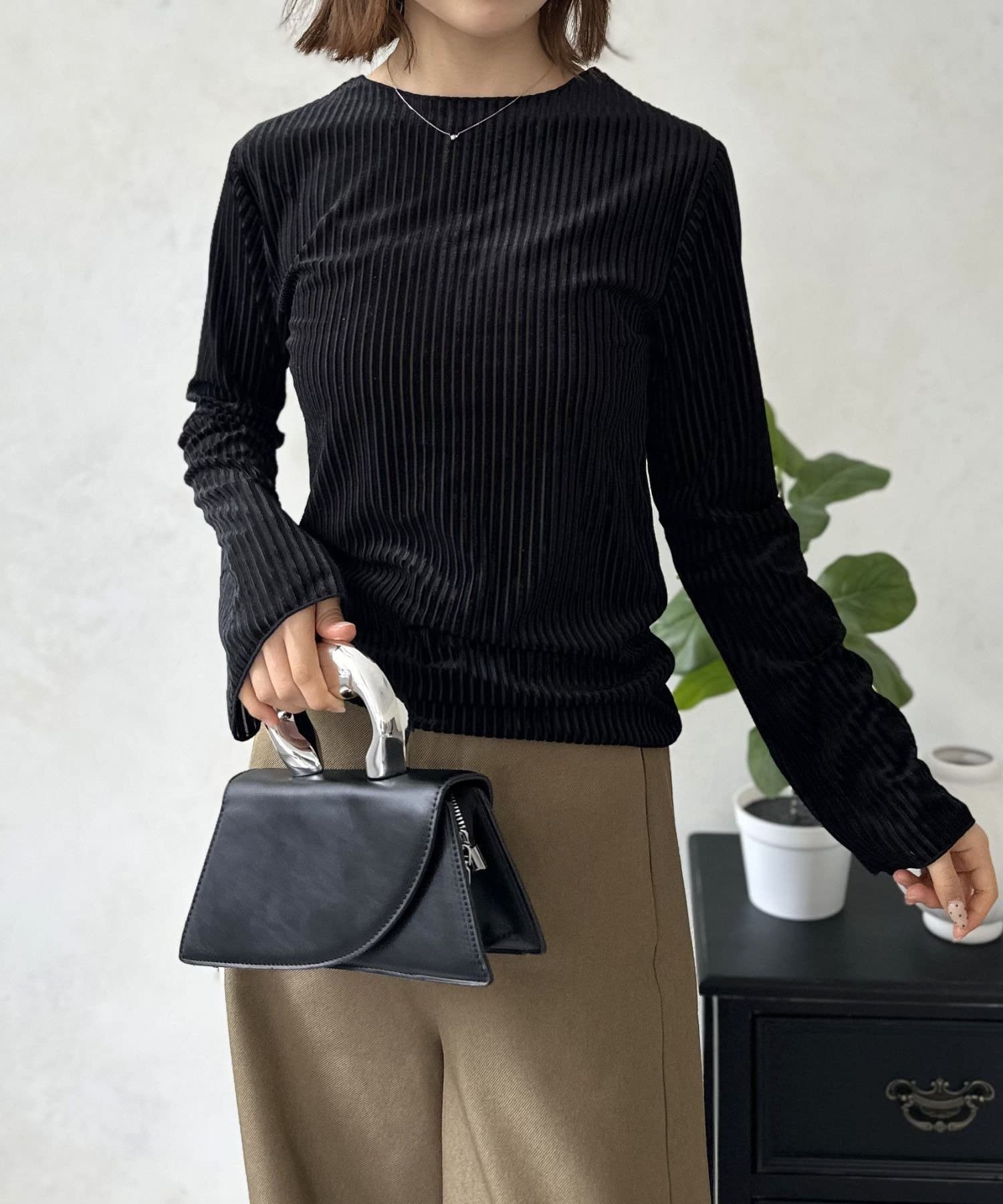 LOCUST(ローカスト) 【前後2way】クルーネックメロウトップス