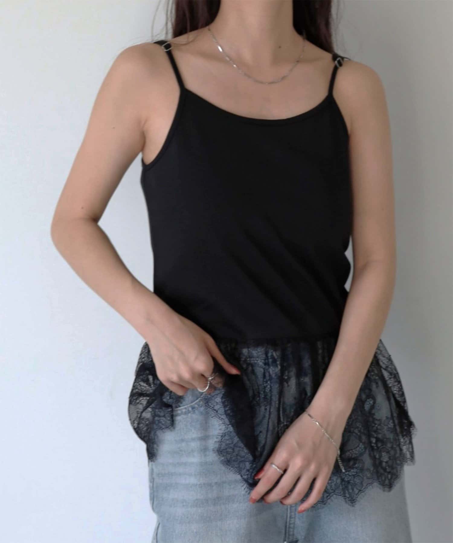 COLONY 2139(コロニー トゥーワンスリーナイン) レースドッキングキャミソール