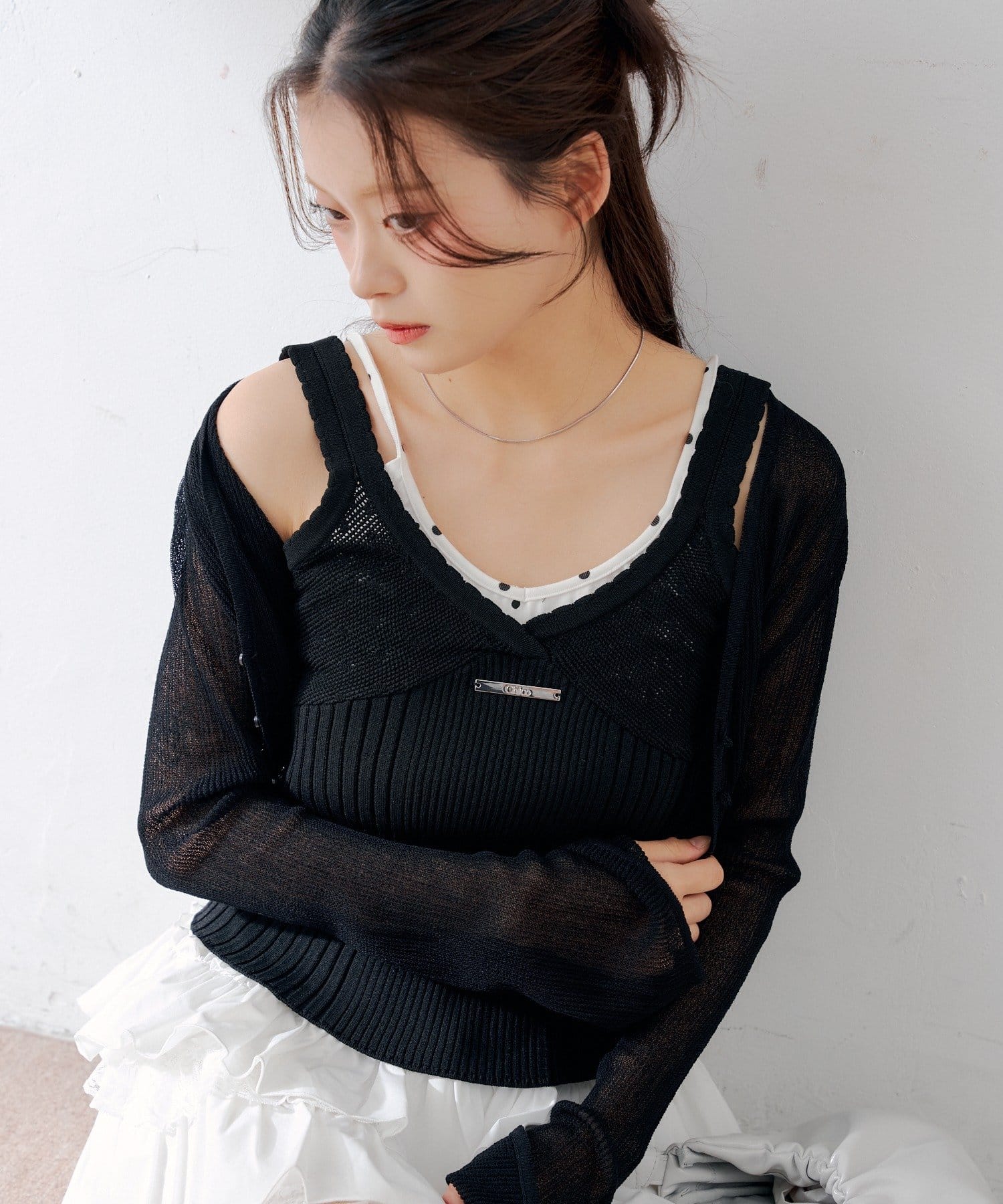 Chico(チコ) レイヤードニットタンク