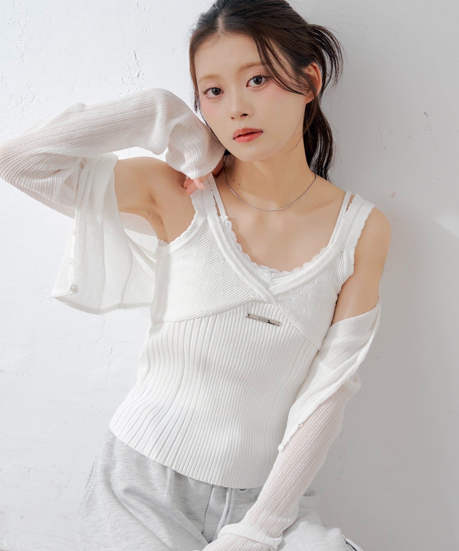 Chico(チコ) レイヤードニットタンク