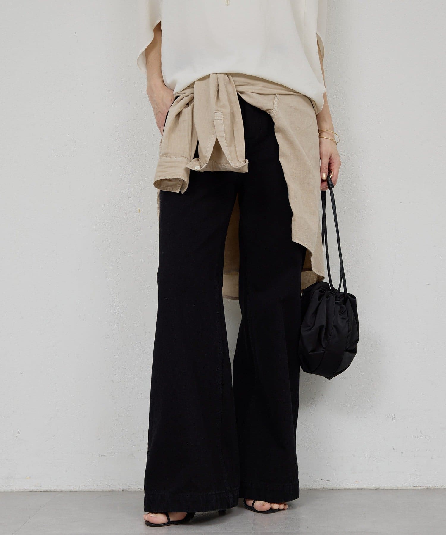 GALLARDAGALANTE(ガリャルダガランテ) 【4/10(金)12:00予約開始】【お洒落×美脚見え】フレアデニム