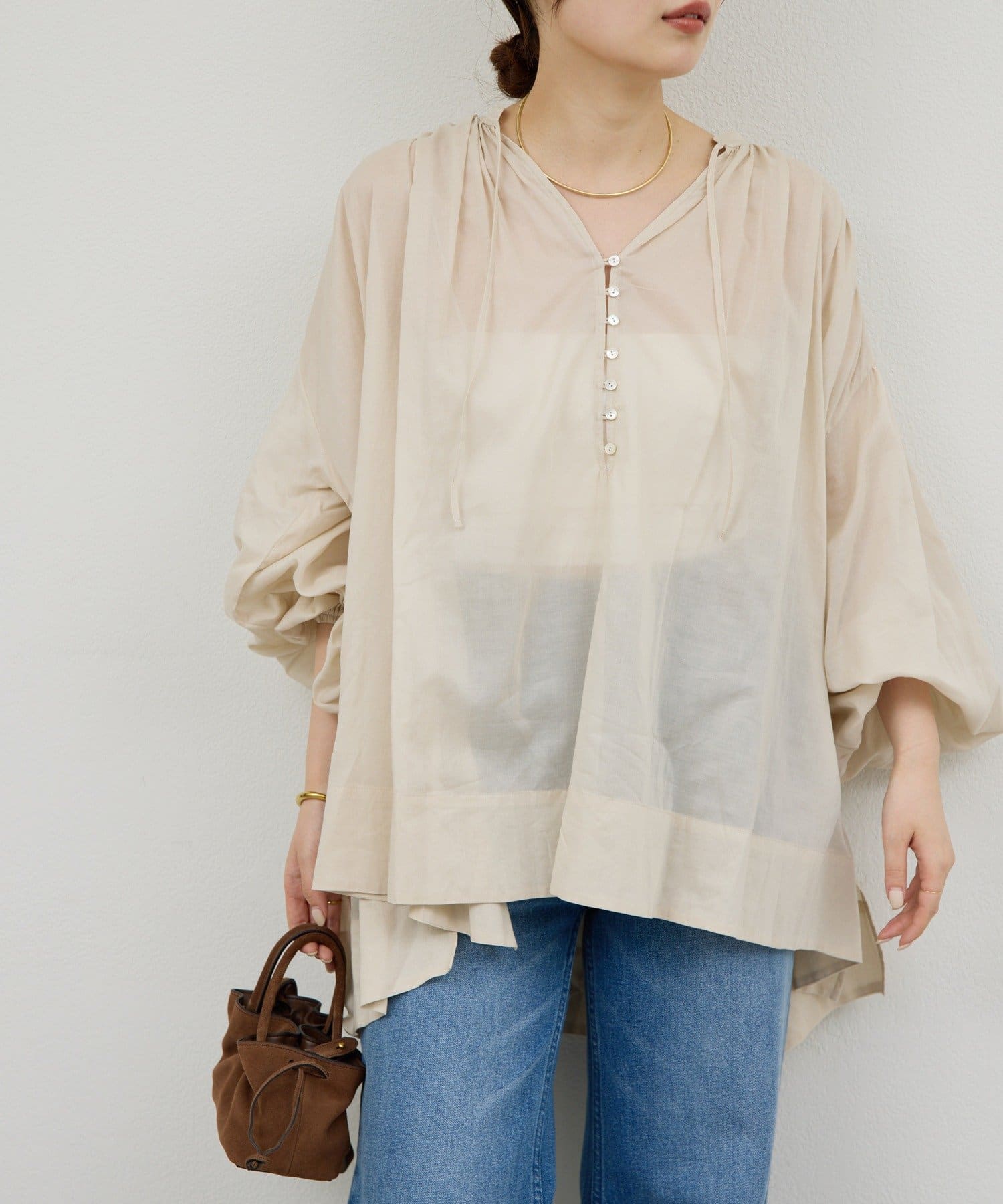 GALLARDAGALANTE(ガリャルダガランテ) 【4/24(金)12:00予約開始】【一枚で華やぐ】ローンチュニック