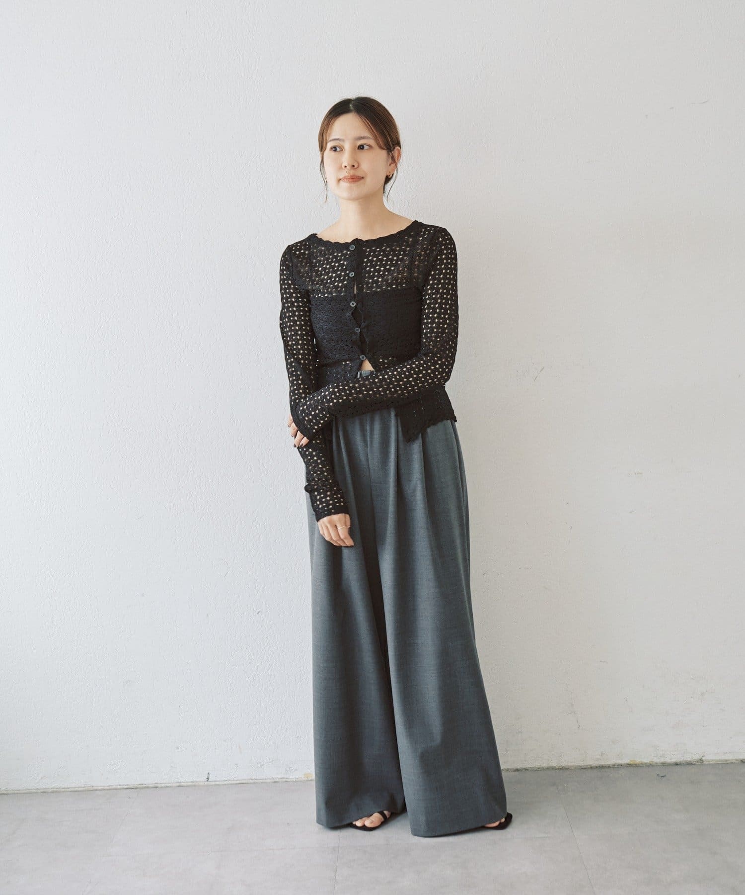 SHENERY(シーナリー) レース編み2WAYトップス