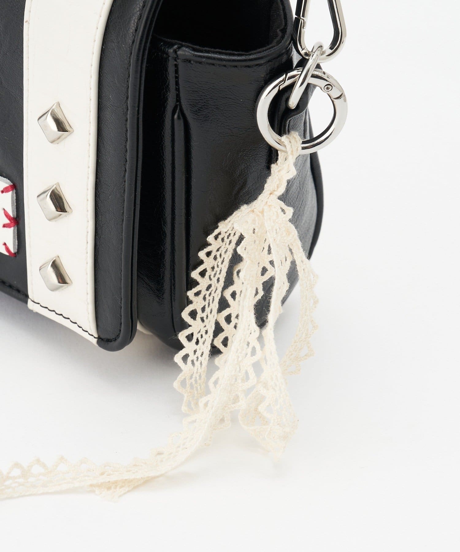 CIAOPANIC(チャオパニック) 【GRAIN/グレイン】クロココンビスタッズミニショルダーバッグ