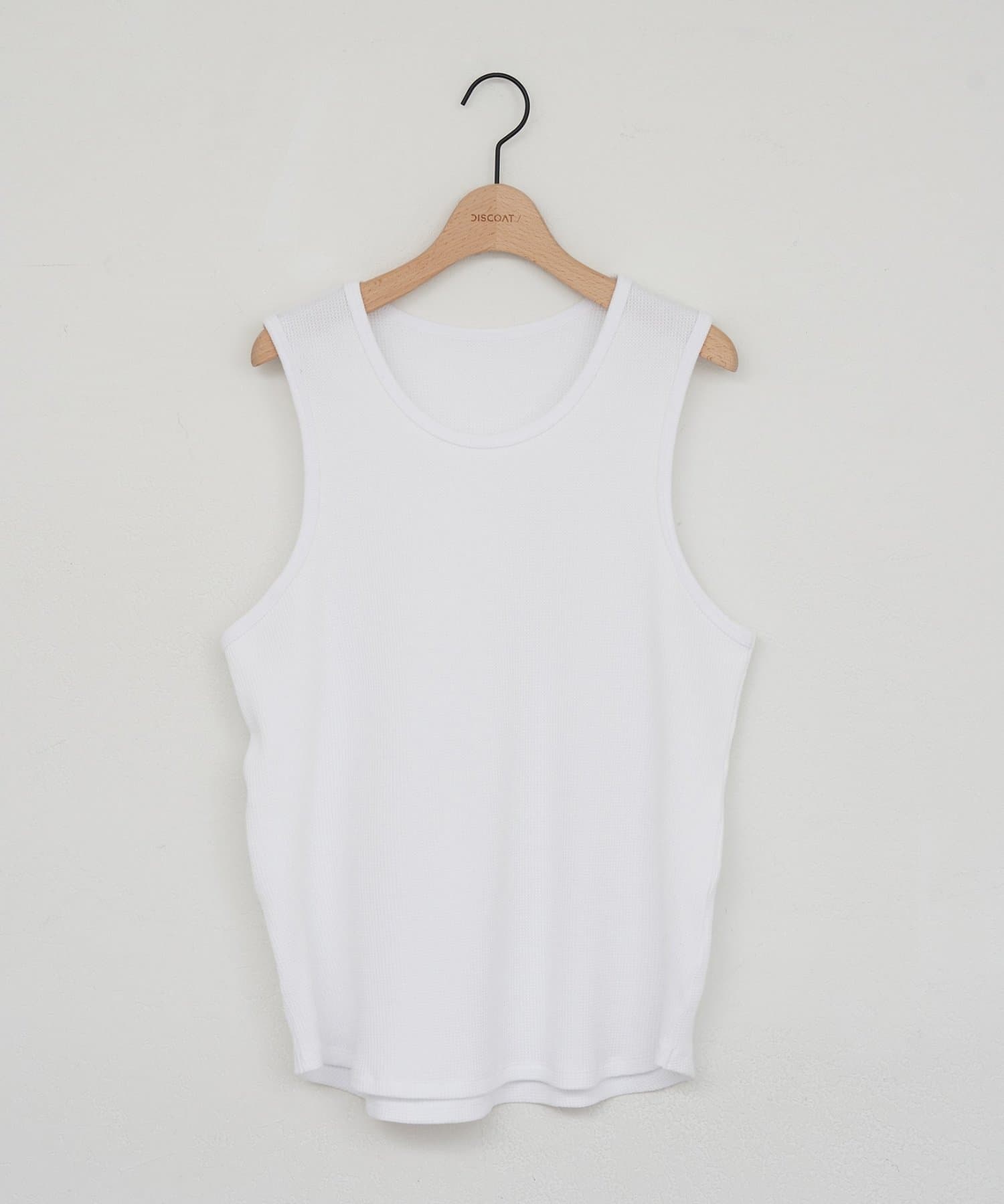 DISCOAT(ディスコート) 【Enlude】ワッフルタンクトップ《ユニセックス》