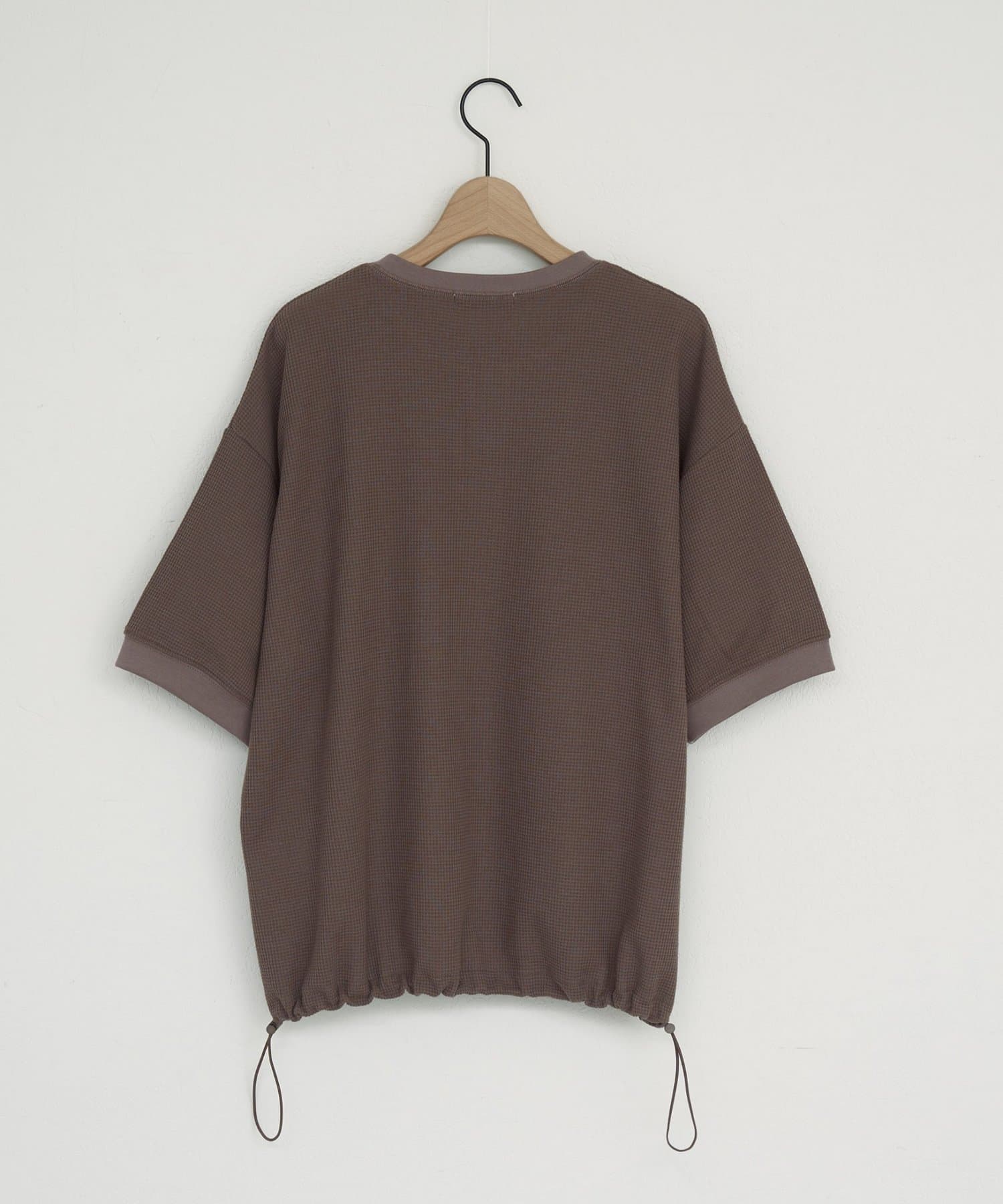 DISCOAT(ディスコート) 【Enlude】ワッフルヘンリードロストTシャツ《ユニセックス》