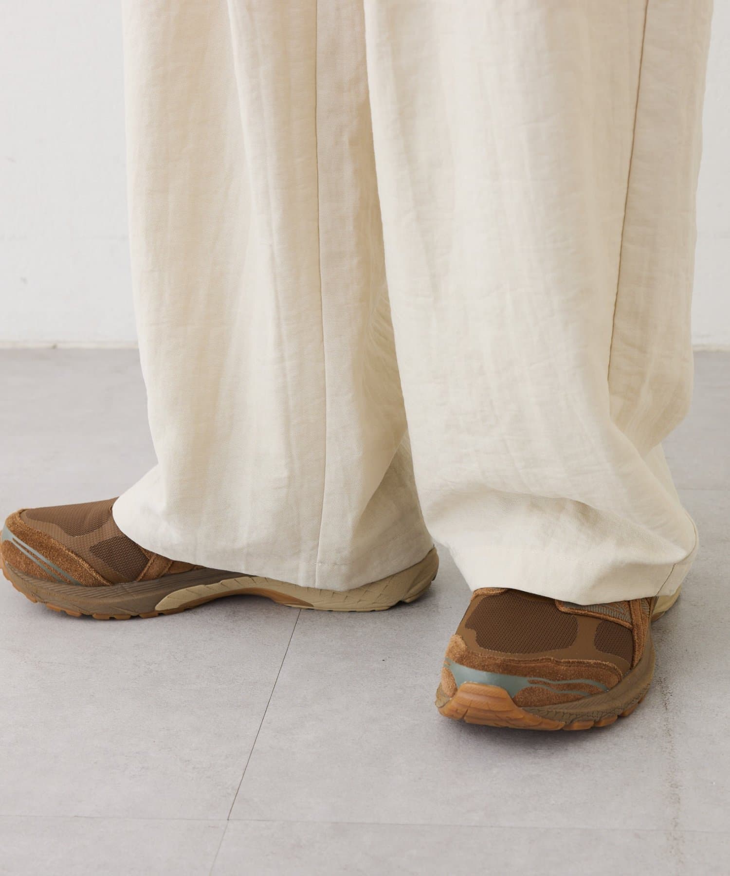 CIAOPANIC TYPY(チャオパニックティピー) 【接触冷感素材で夏も快適】男女兼用/レーヨンナイロン2タックワイドスラックス