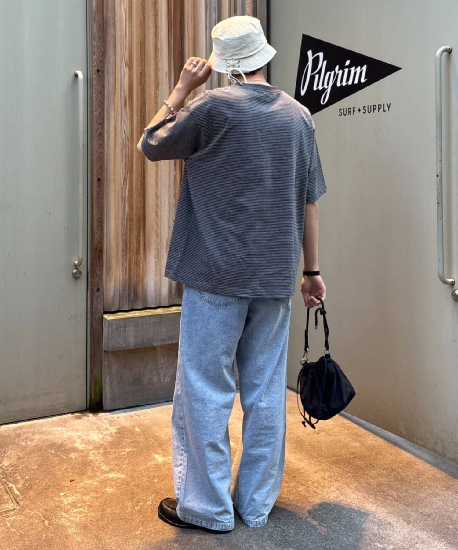 CIAOPANIC TYPY(チャオパニックティピー) 【UNISEX】レースアップナイロンバケットハット