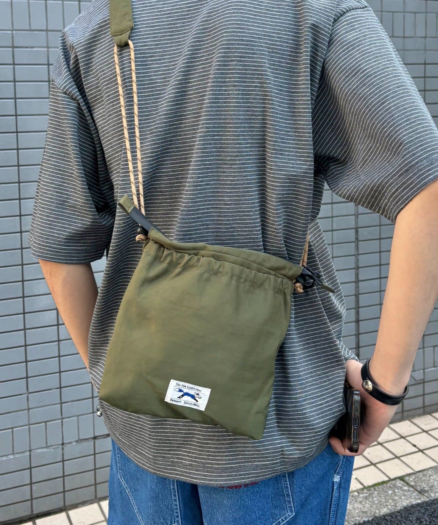 CIAOPANIC TYPY(チャオパニックティピー) 【UNISEX】【FOX別注】スクエアナイロンサコッシュ