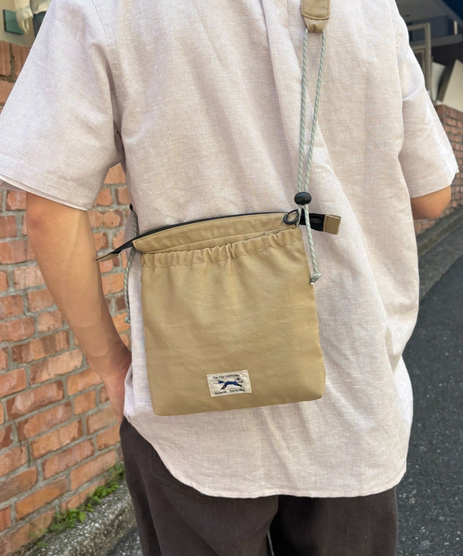 CIAOPANIC TYPY(チャオパニックティピー) 【UNISEX】【FOX別注】スクエアナイロンサコッシュ