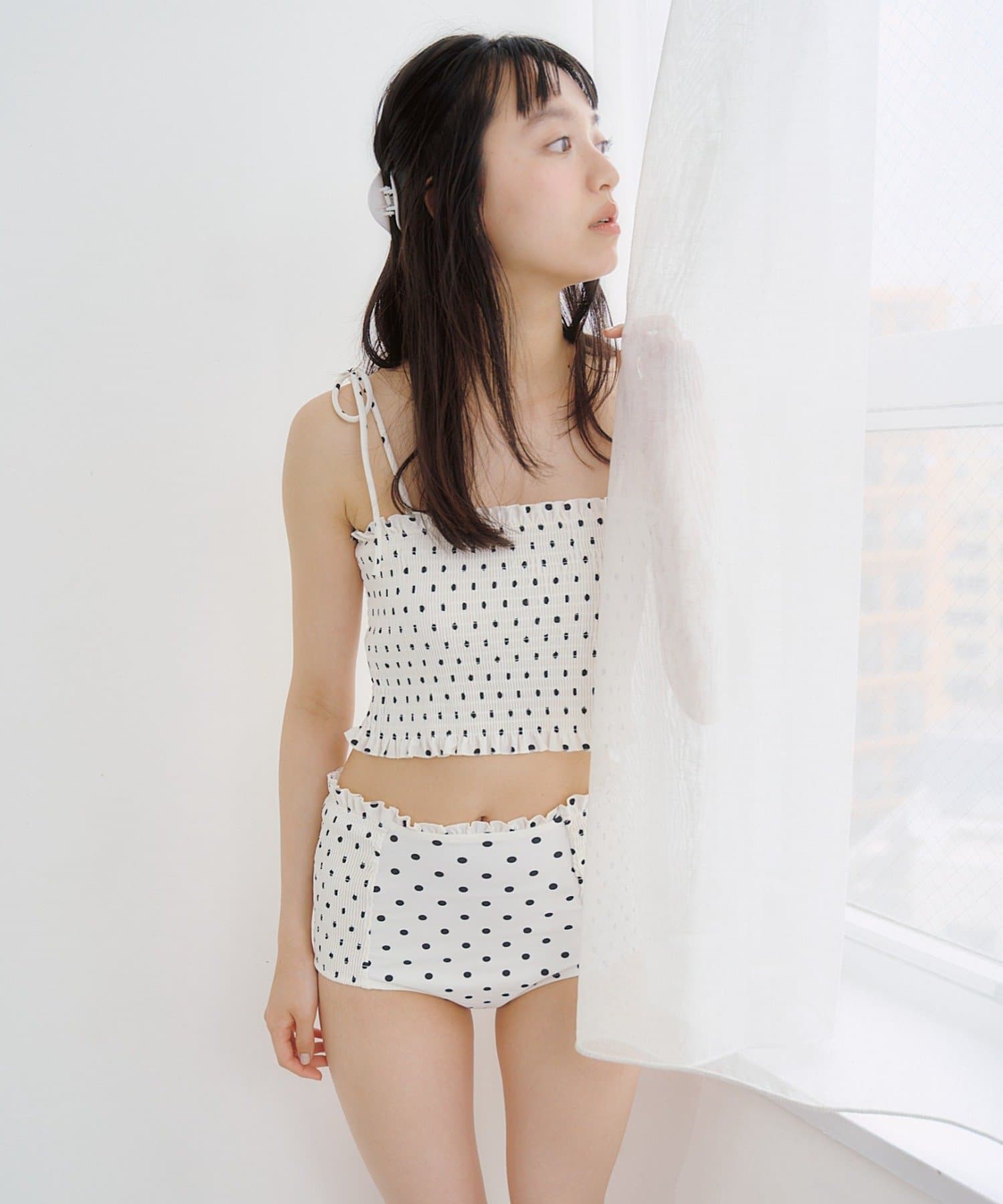 mystic(ミスティック) 【4/10(FRI) 12:00 予約START】《WEB限定》シャーリングスイムウェア