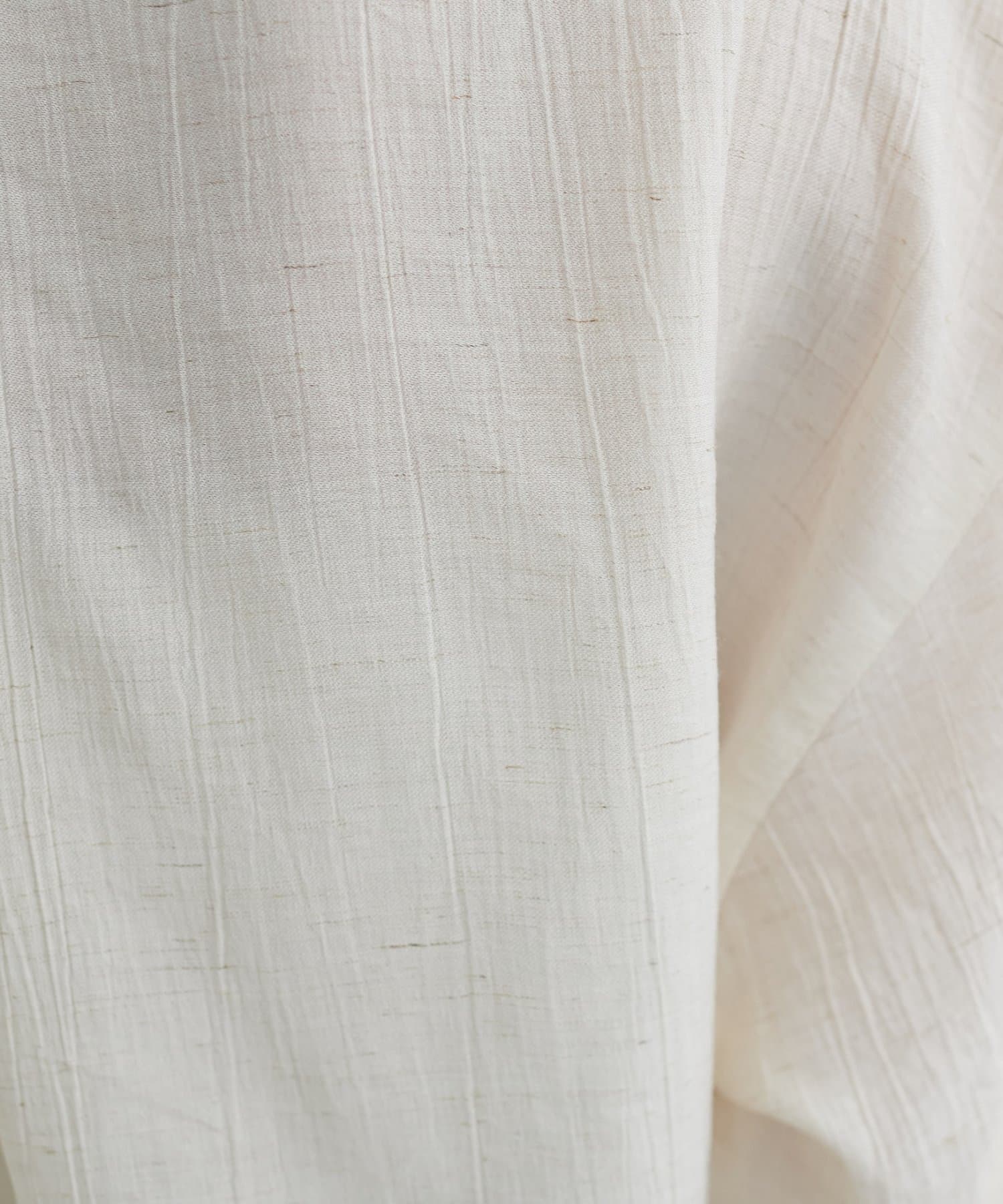 DISCOAT(ディスコート) 【Enlude】リネンライク開襟オーバーシャツ《ユニセックス》