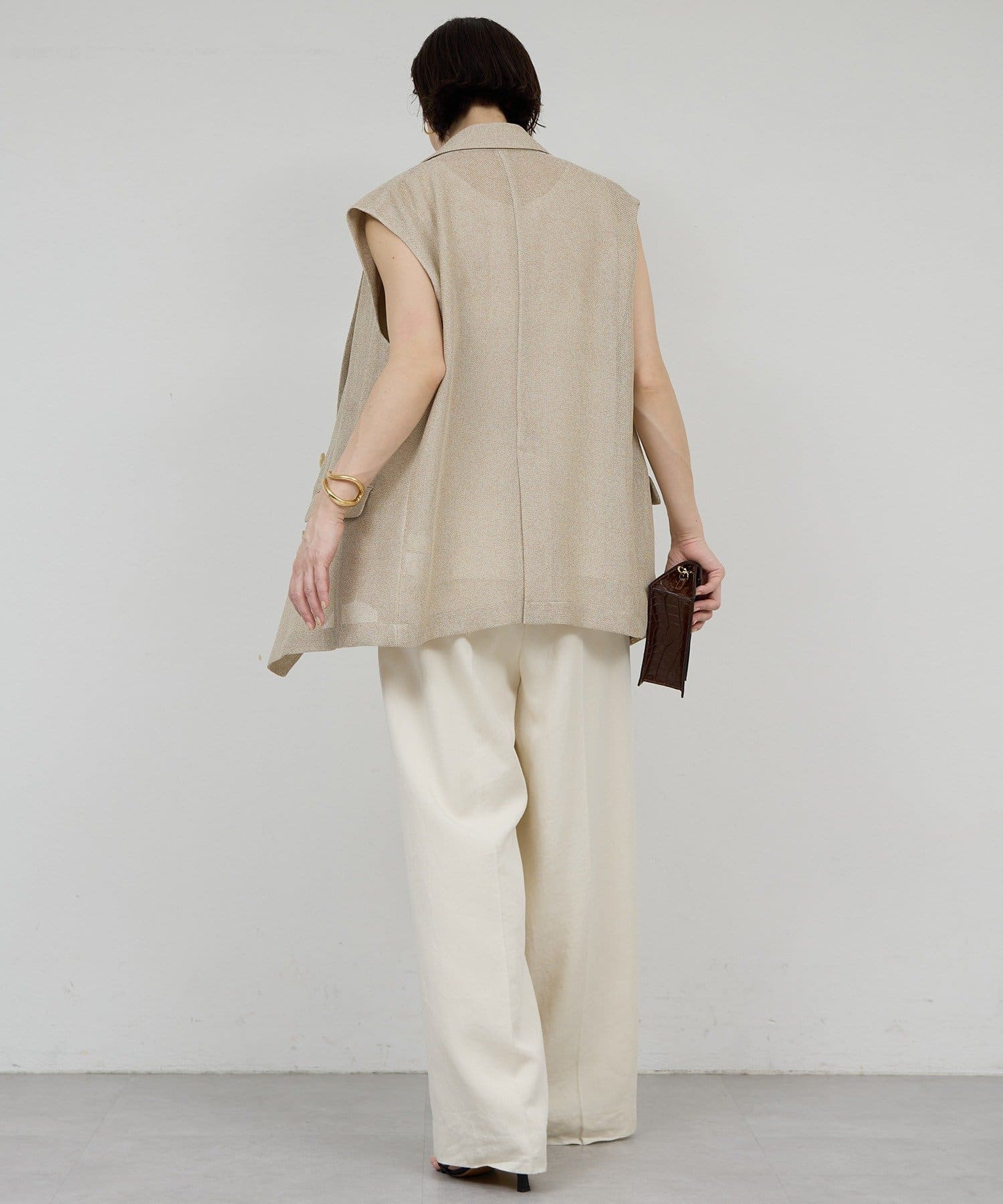 GALLARDAGALANTE(ガリャルダガランテ) メッシュダブルジレ