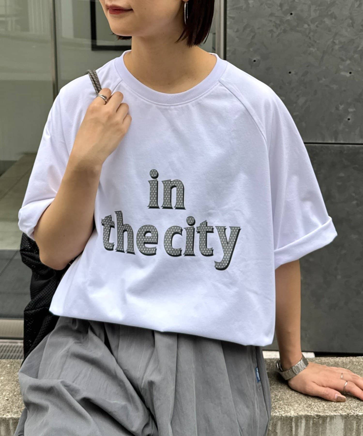 CIAOPANIC TYPY(チャオパニックティピー) 【Franklin Climbing/フランクリンクライミング】【ユニセックス】IN THE CITYドットプリントTee