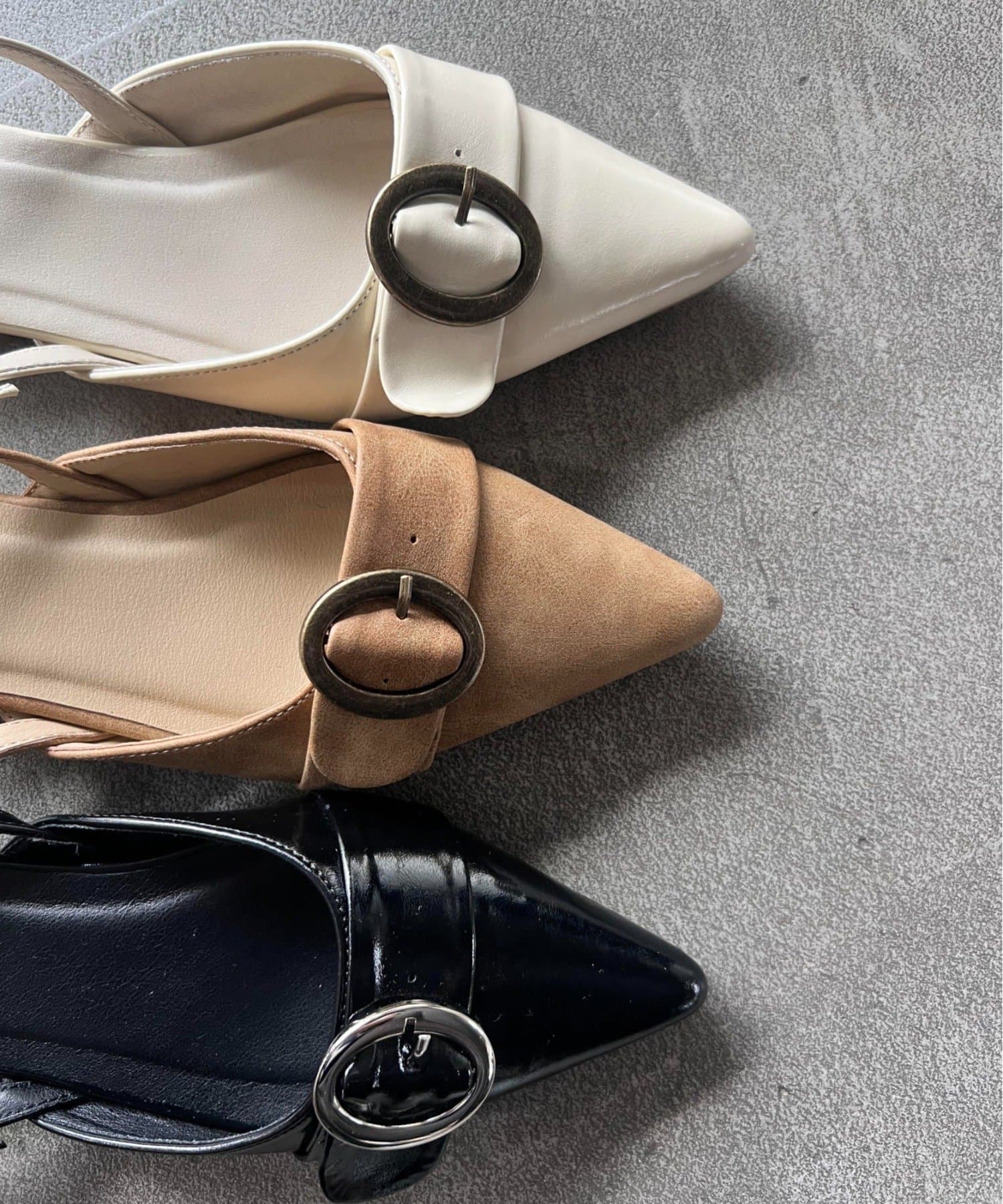 OUTLET(アウトレット) 【Kastane】ラインベルトパンプス