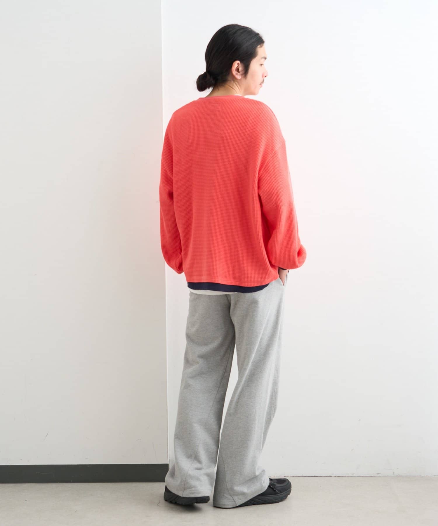 OUTLET(アウトレット) 【Kastane】BM ワッフルフェイクレイヤードカーディガン