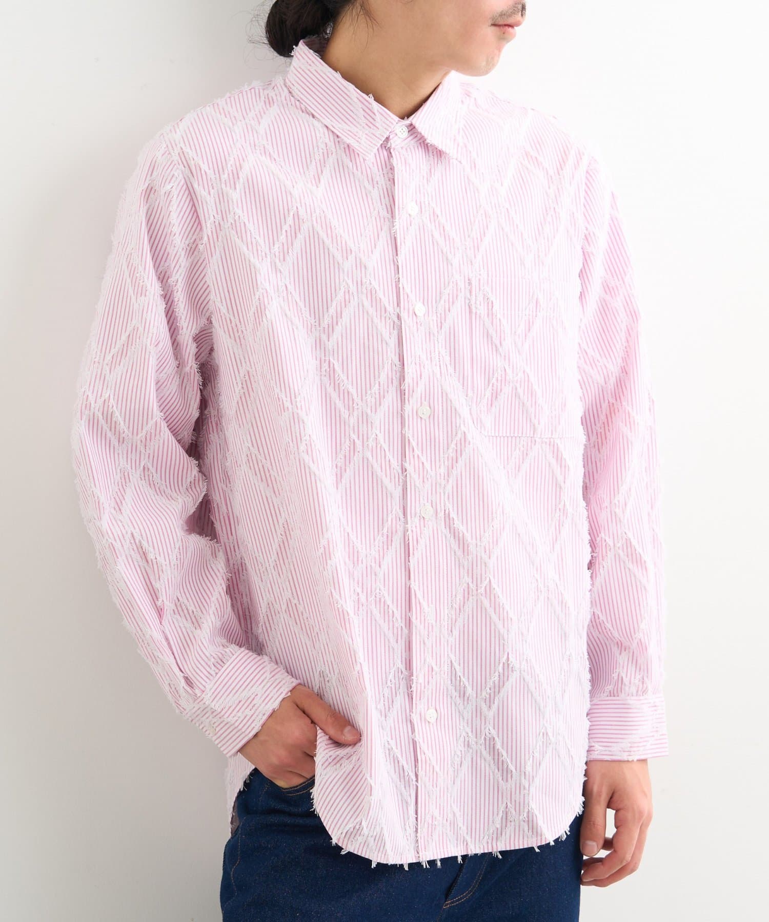 OUTLET(アウトレット) 【Kastane】BM ストライプラウンドシャツ