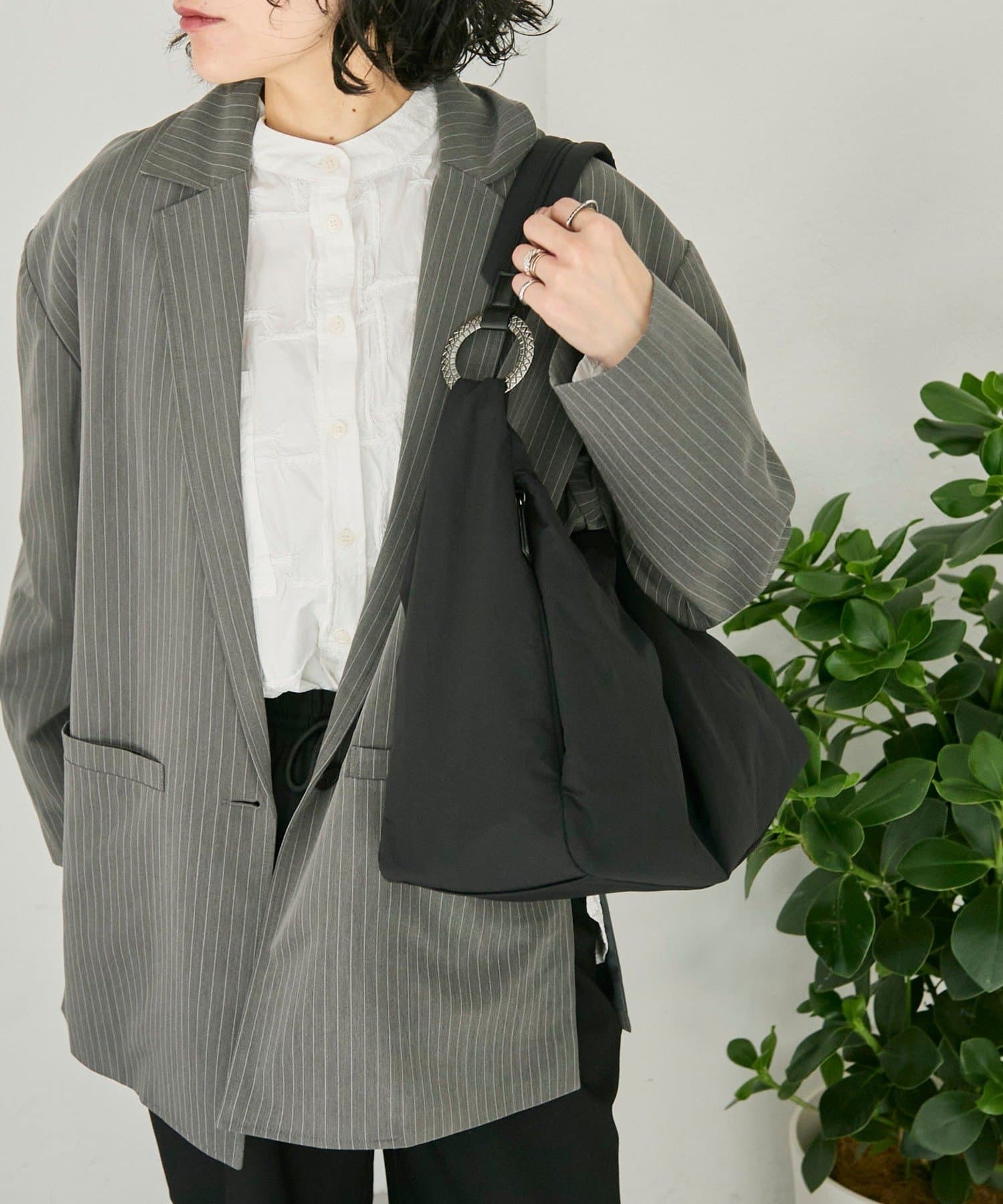 OUTLET(アウトレット) 【ear PAPILLONNER】リングワンハンドルバッグ