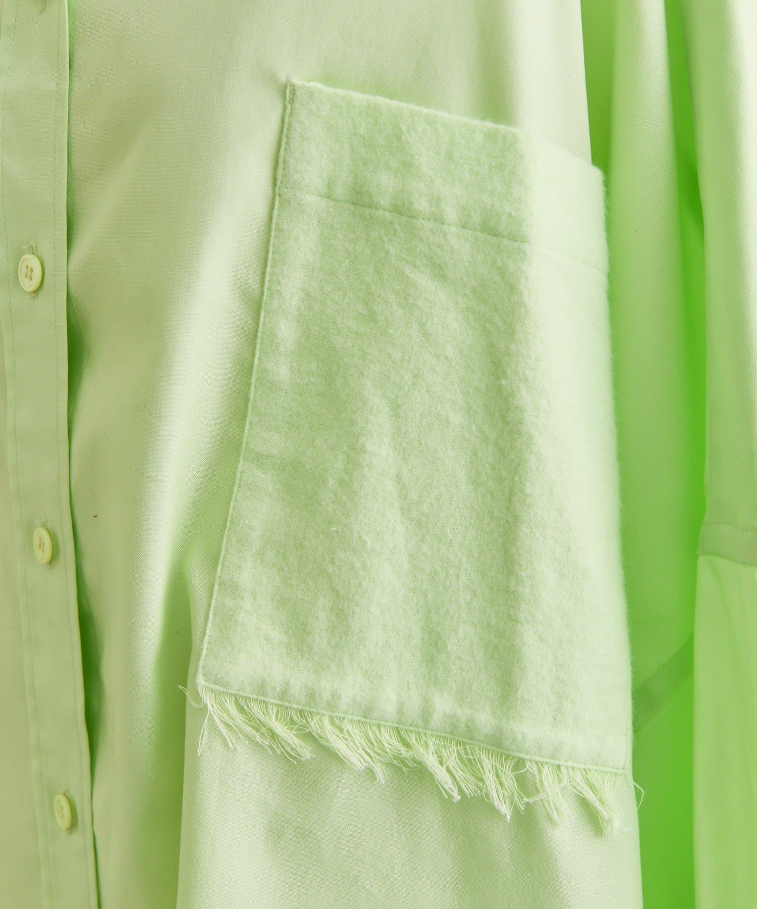 OUTLET(アウトレット) 【ear PAPILLONNER】オーバーサイズフリンジシャツ