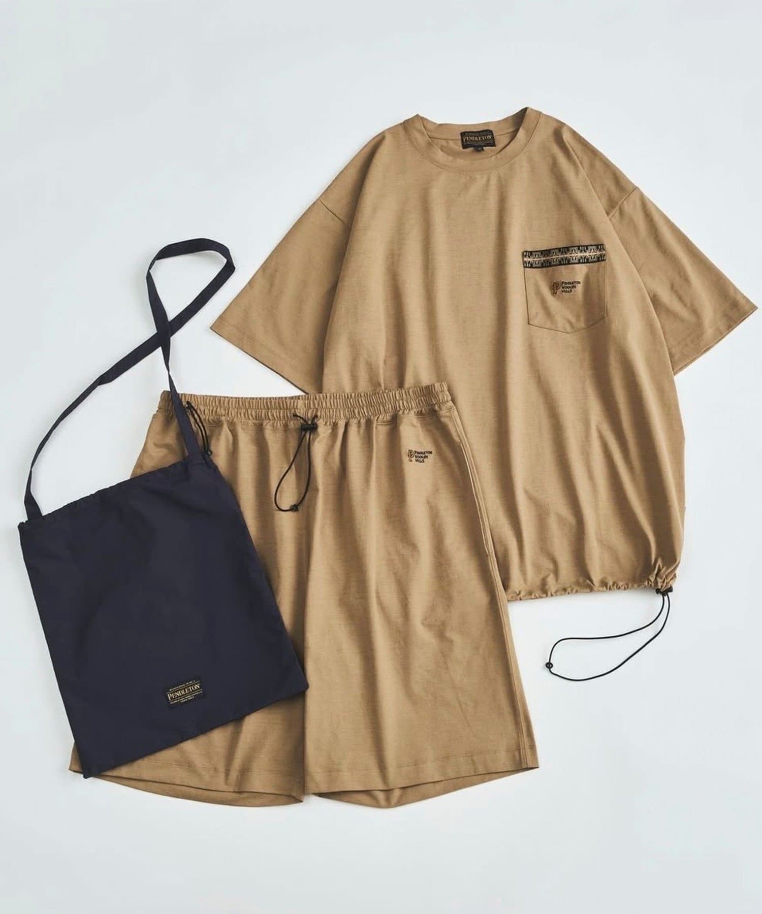 FREDY & GLOSTER(フレディ アンド グロスター) 【PENDLETON/ペンドルトン】Tee/Shorts/Bag SET