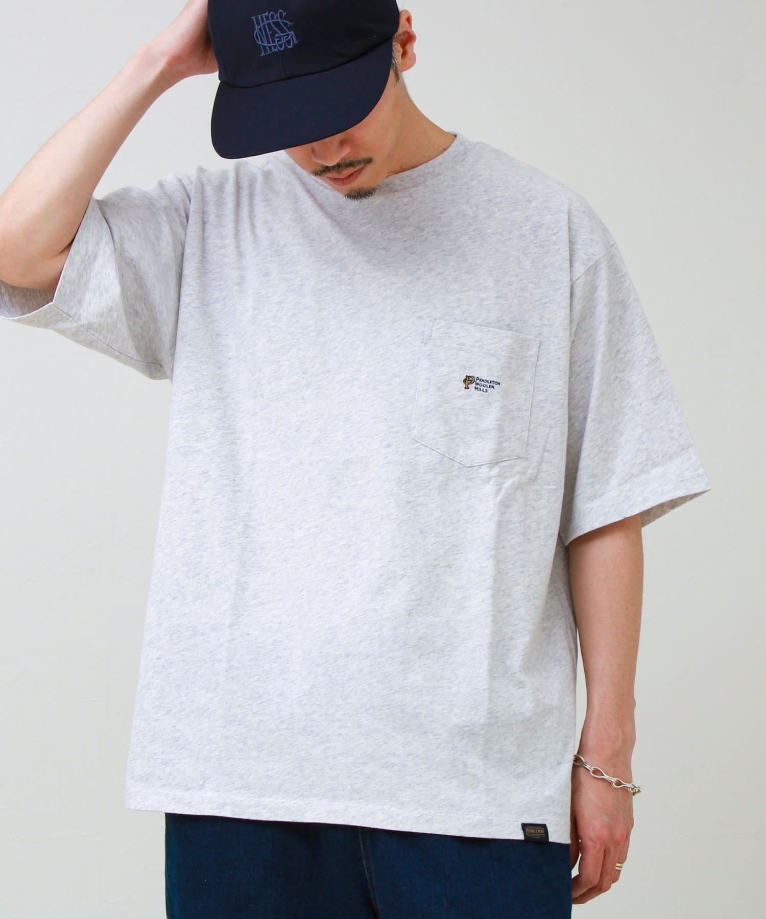 FREDY & GLOSTER(フレディ アンド グロスター) 【PENDLETON/ペンドルトン】Logo EMB Pocket Tee