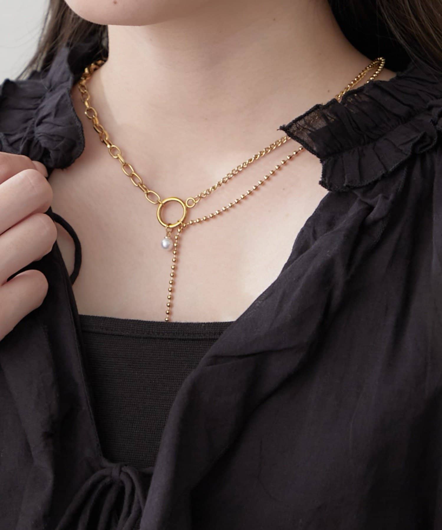 Remind me and forever(リマインドミーアンドフォーエバー) 【stainless steel】チェーンネックレス