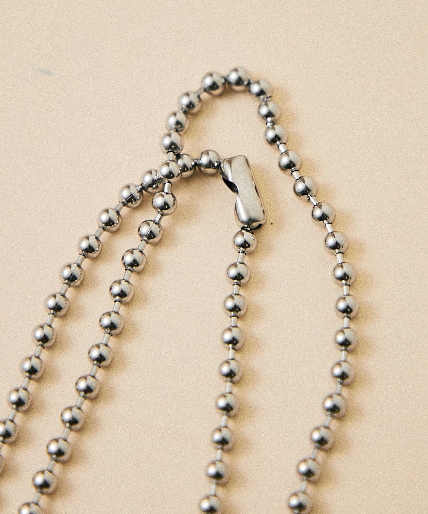 Remind me and forever(リマインドミーアンドフォーエバー) 【stainless steel】ボールチェーンネックレス