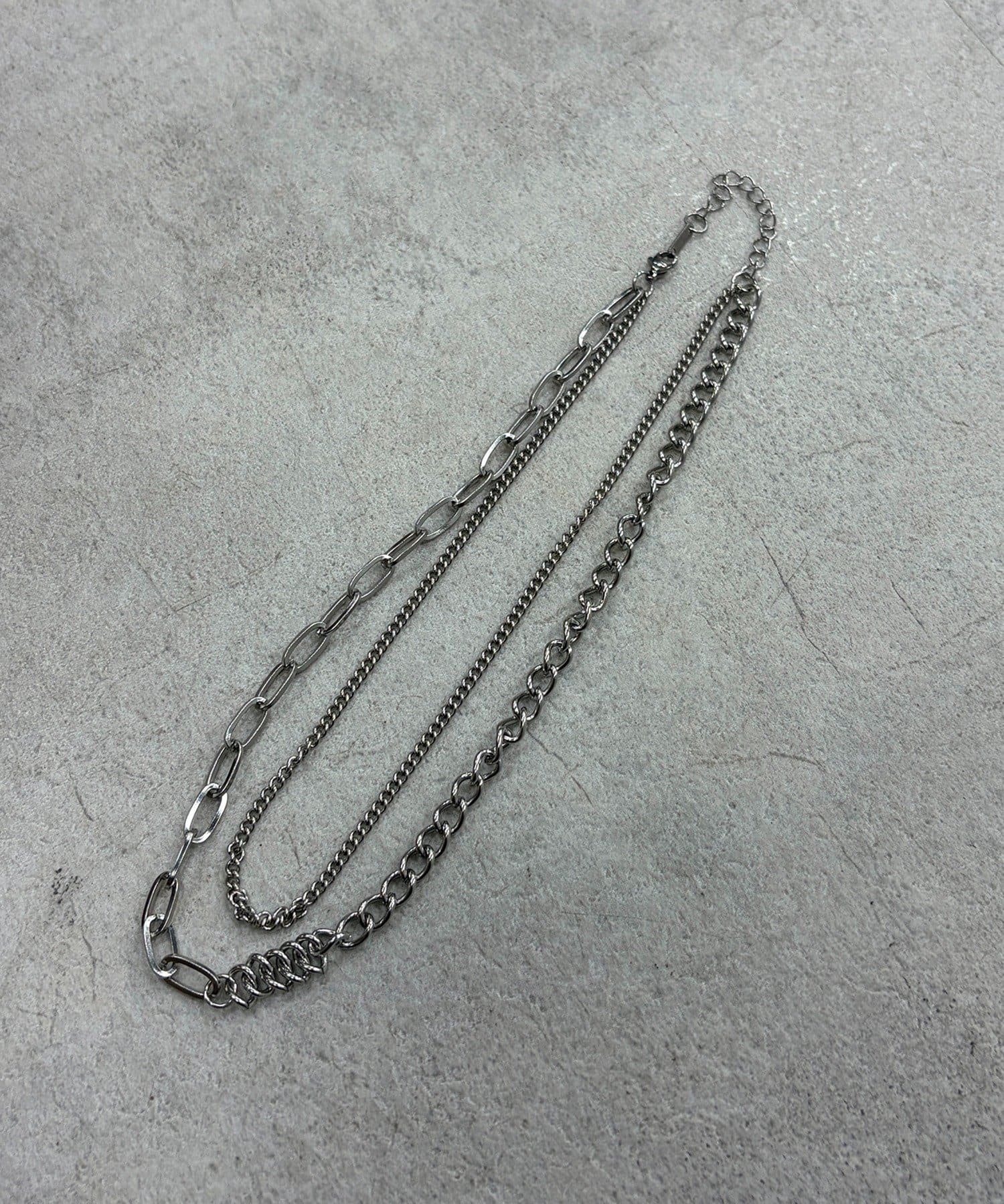 Remind me and forever(リマインドミーアンドフォーエバー) 【stainless steel】2連ネックレス