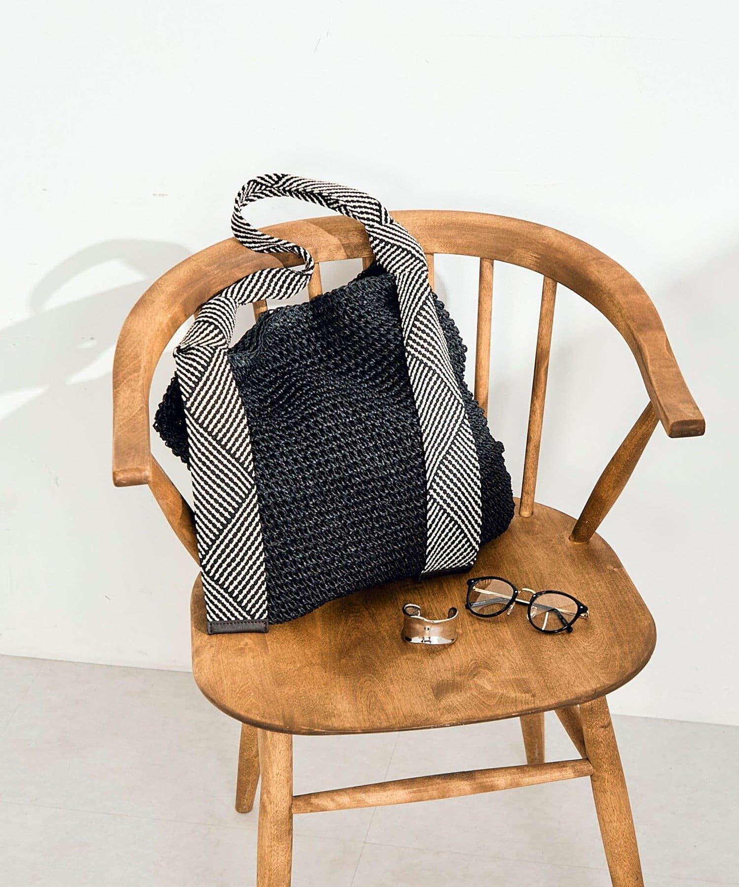 FREDY & GLOSTER(フレディ アンド グロスター) ラメテープワンハンドルトートバッグ