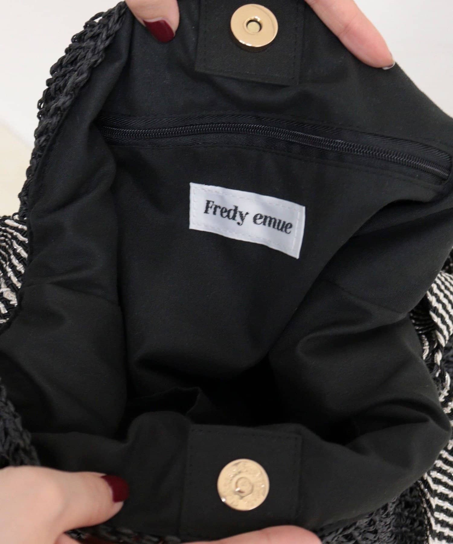 FREDY & GLOSTER(フレディ アンド グロスター) ラメテープワンハンドルトートバッグ