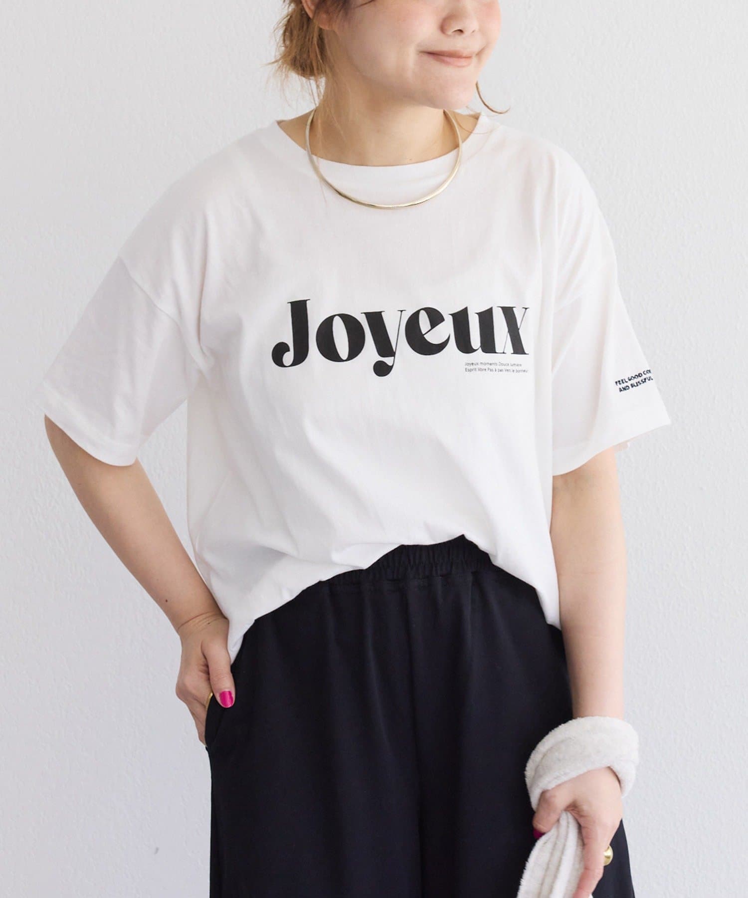 PUAL CE CIN(ピュアルセシン) 【F&B】オーガニックコットンガーゼTシャツ