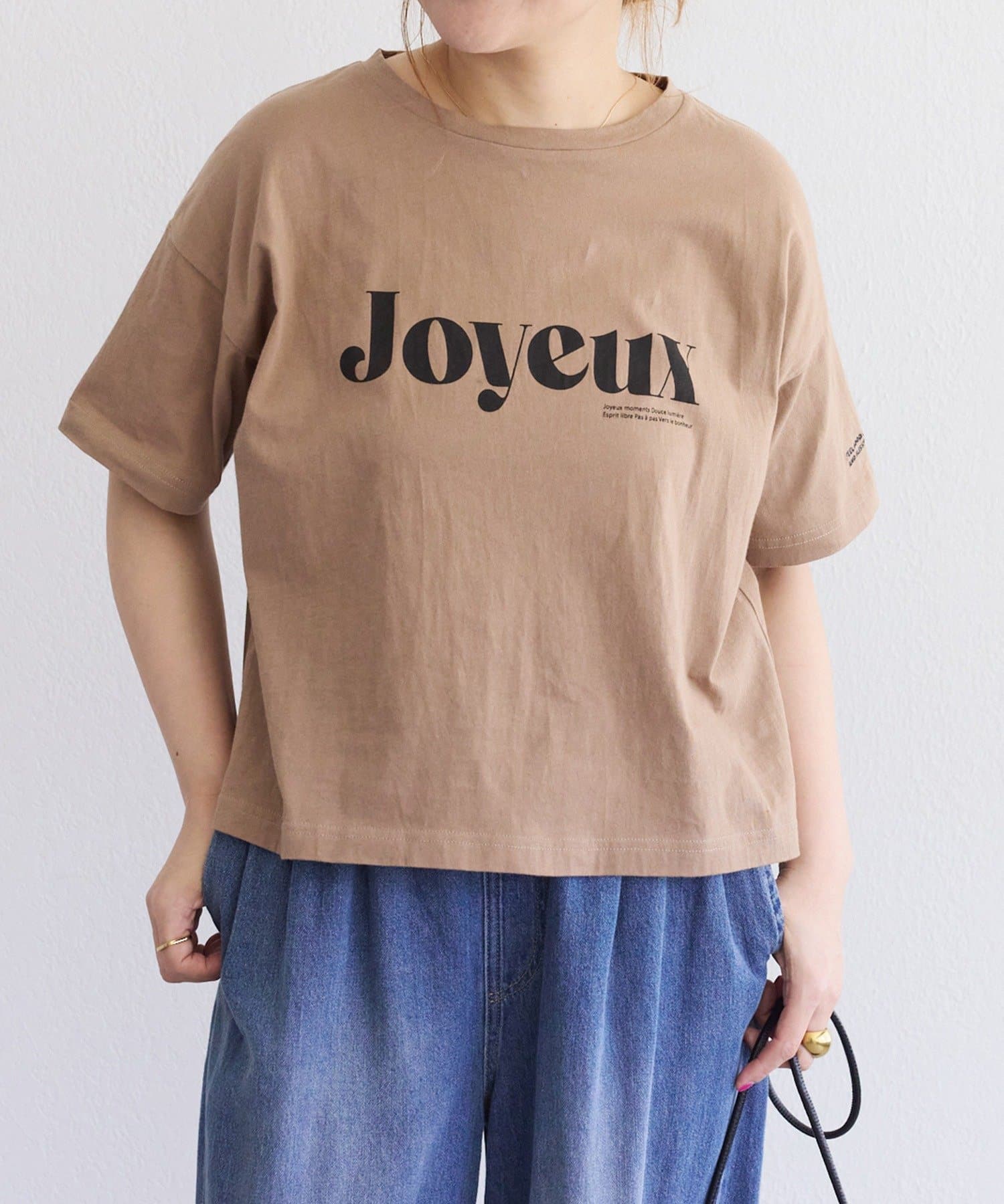 PUAL CE CIN(ピュアルセシン) 【F&B】オーガニックコットンガーゼTシャツ