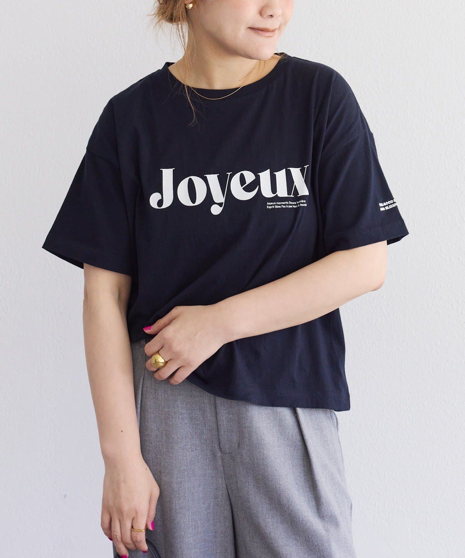 PUAL CE CIN(ピュアルセシン) 【F&B】オーガニックコットンガーゼTシャツ