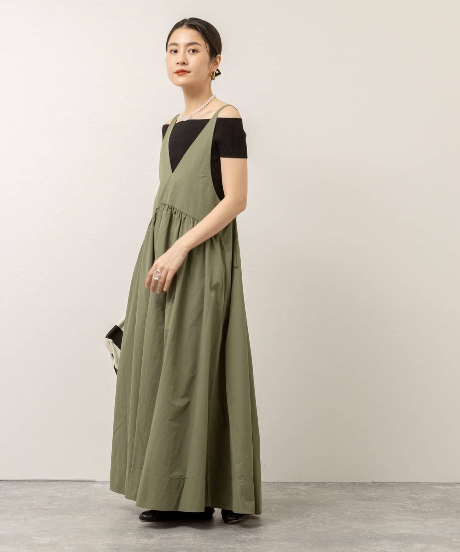 NOLLEY'S(ノーリーズ) 【追加】【MAQWEL/マクウェル】ウォッシャブルソフトタフタワンピース