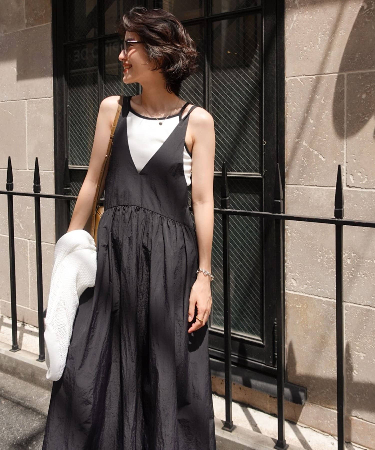 NOLLEY'S(ノーリーズ) 【追加】【MAQWEL/マクウェル】ウォッシャブルソフトタフタワンピース