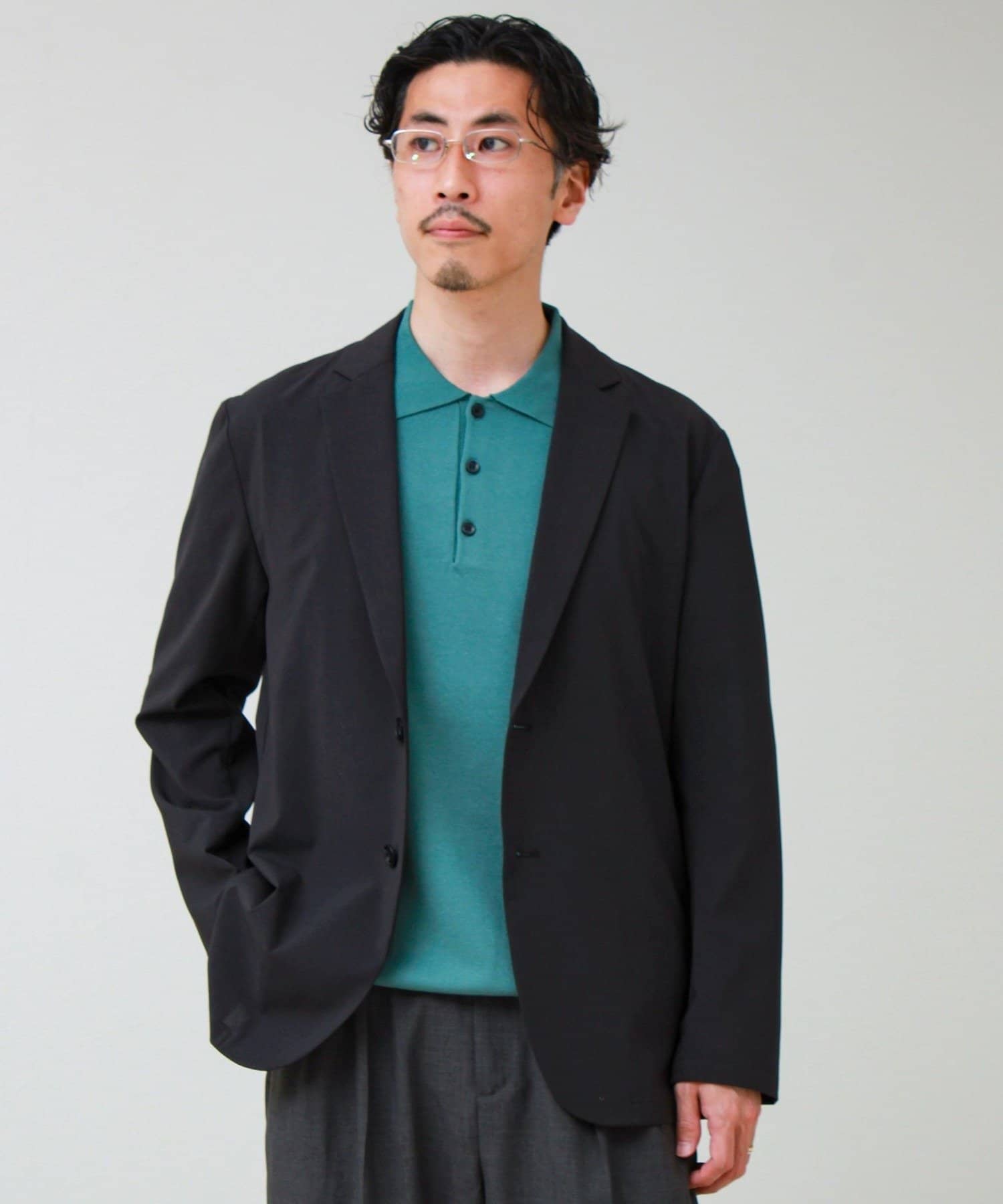 FREDY & GLOSTER(フレディ アンド グロスター) 【COOLMAX/セットアップ着用可能】ポリトロテーラードジャケット