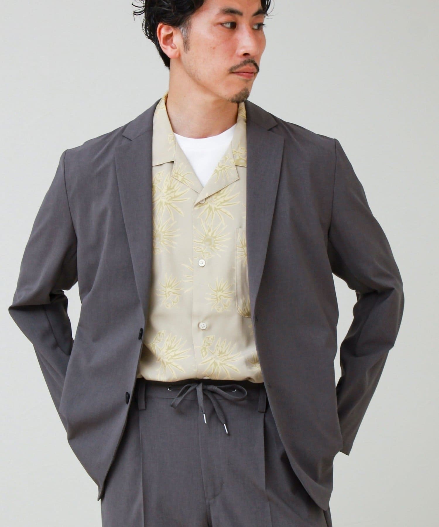 FREDY & GLOSTER(フレディ アンド グロスター) 【COOLMAX/セットアップ着用可能】ポリトロテーラードジャケット