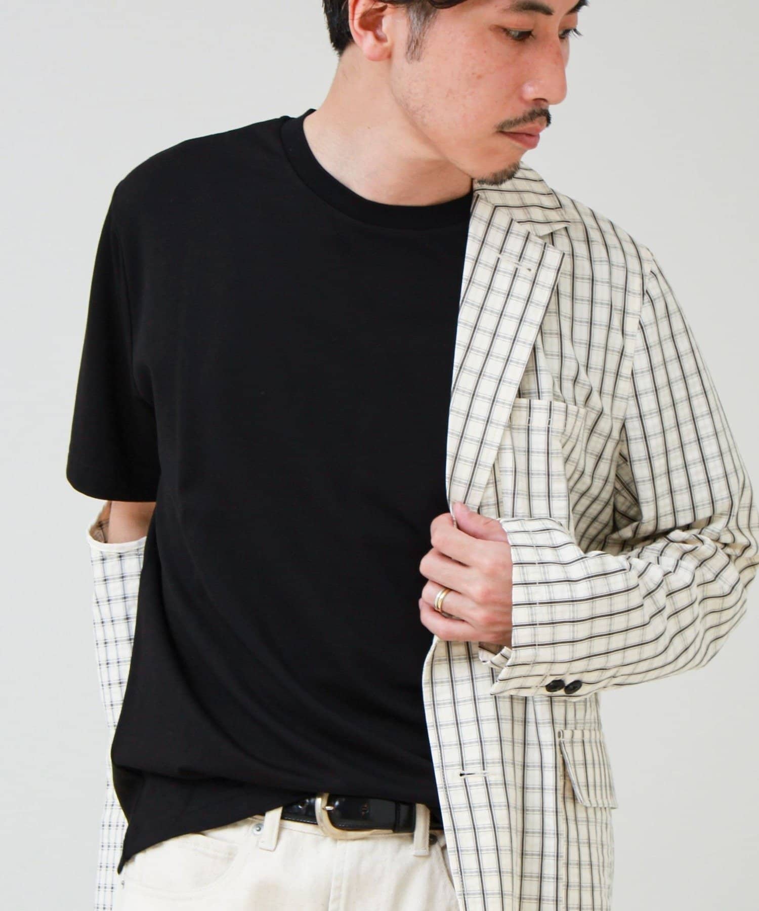 FREDY & GLOSTER(フレディ アンド グロスター) 【抗菌防臭/ビジカジ対応】ポンチ素材 ジャケＴ