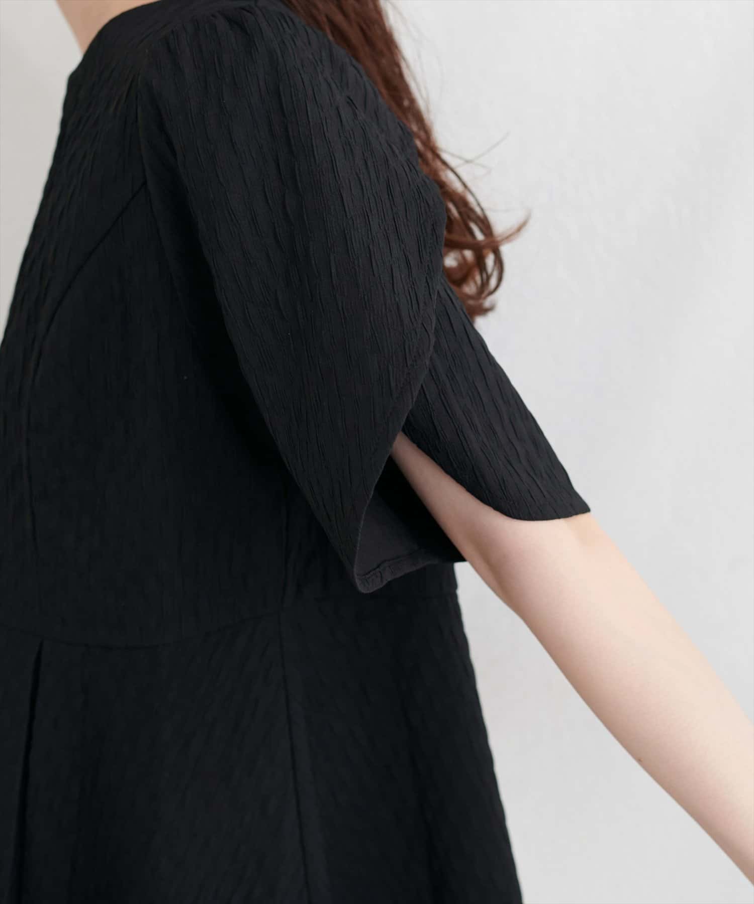 natural couture(ナチュラルクチュール) チューリップスリーブペプラムプルオーバー