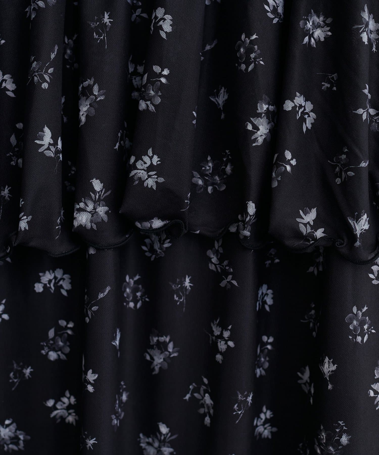 natural couture(ナチュラルクチュール) ペプラムドッキングワンピース