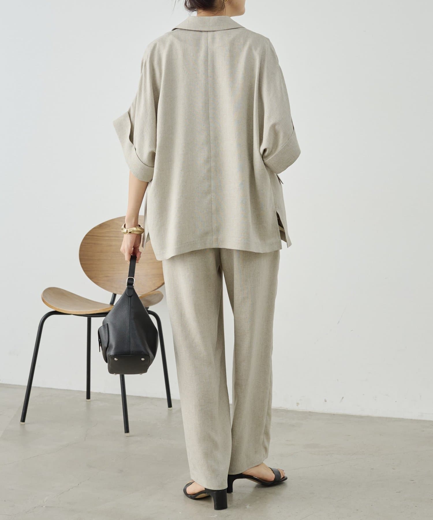 BEARDSLEY(ビアズリー) 《4/24(金)12:00予約開始》麻調合繊パンツ《LIVETART》