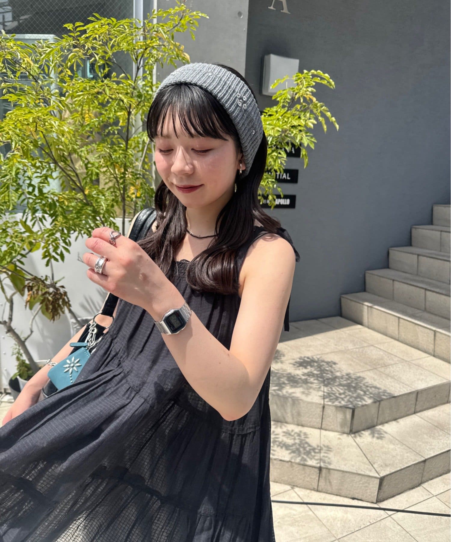 Kastane(カスタネ) スタッズヘアバンド