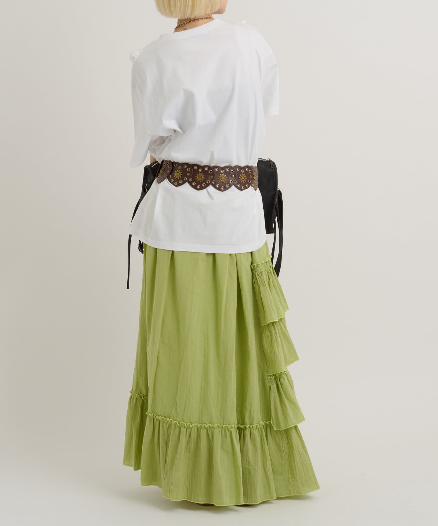 w closet(ダブルクローゼット) アシメティアードロングSK