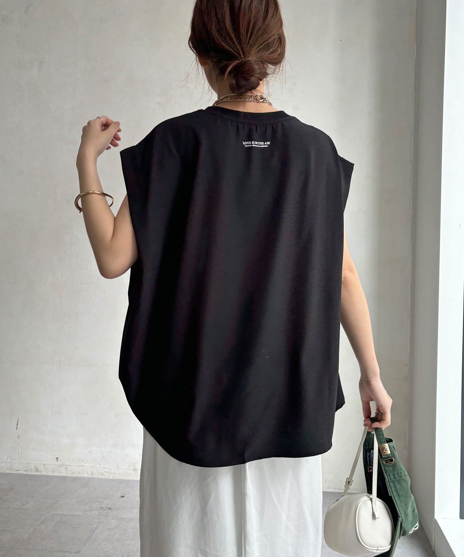 DOUDOU(ドゥドゥ) 【WEB限定】ハートバックロゴプリントTEE