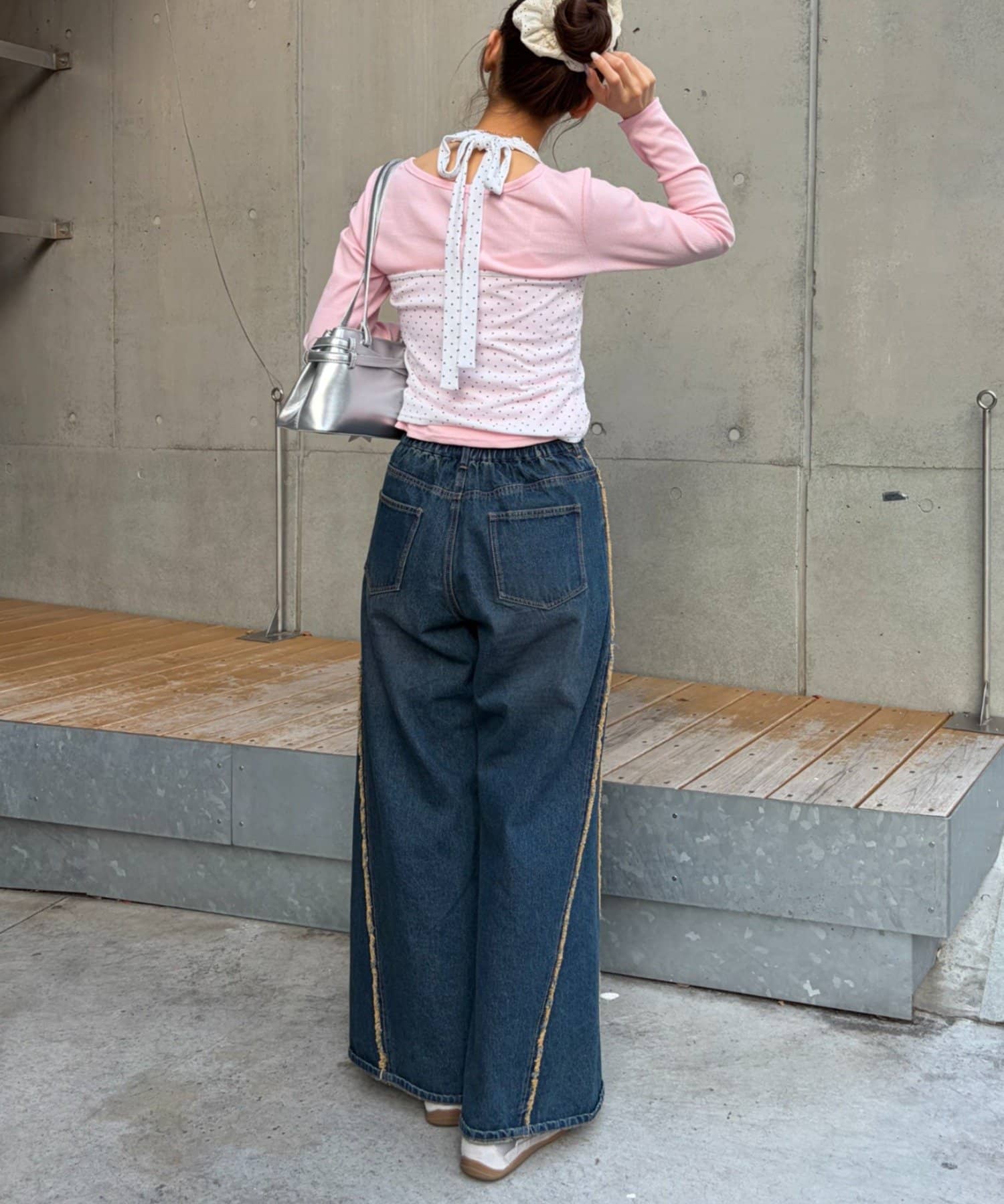 w closet(ダブルクローゼット) 【6色展開/２SEETアイテム】【2WAY】ホルターキャミカーディガンセット