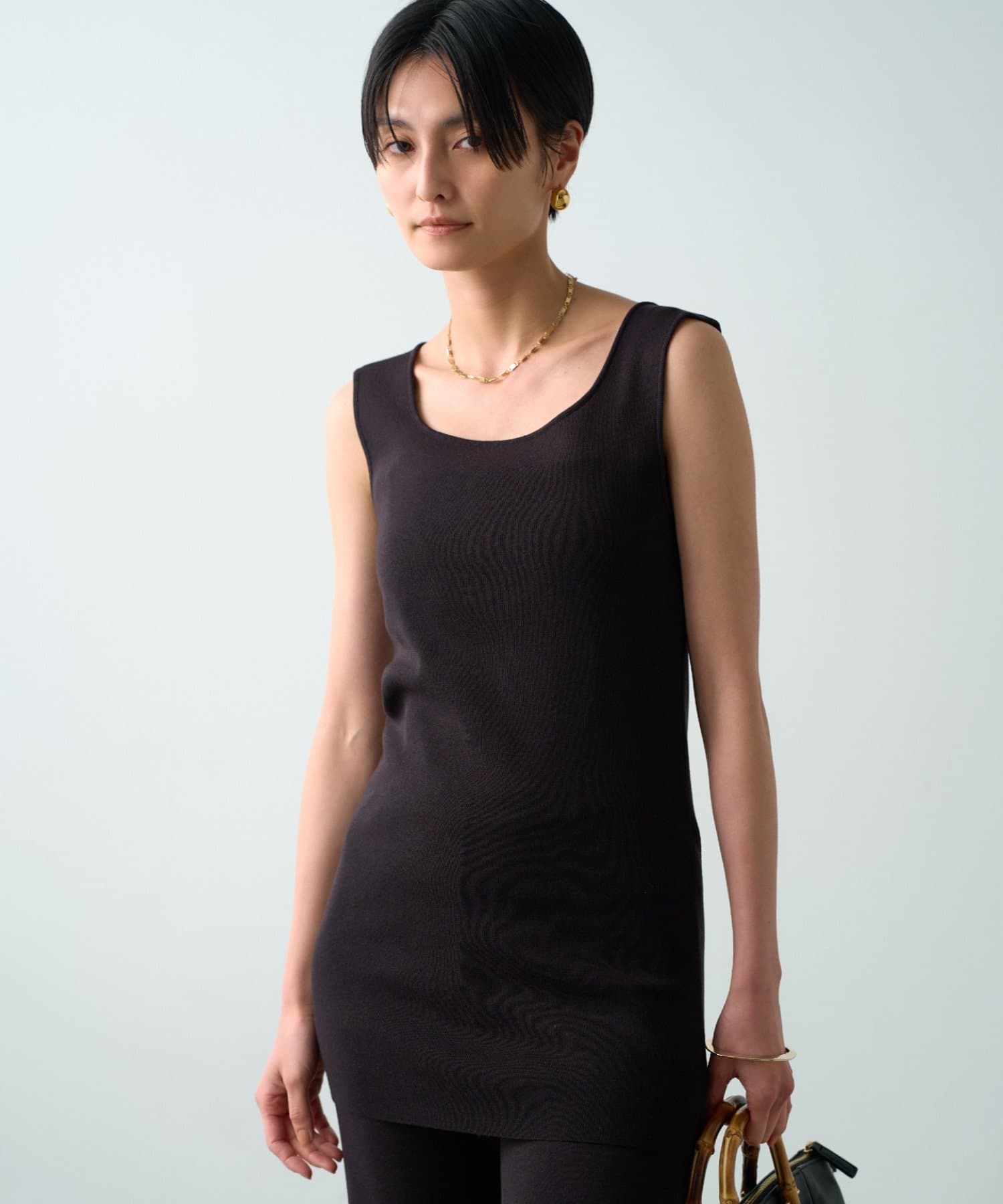 LOUNGEDRESS(ラウンジドレス) チュニックニットタンク