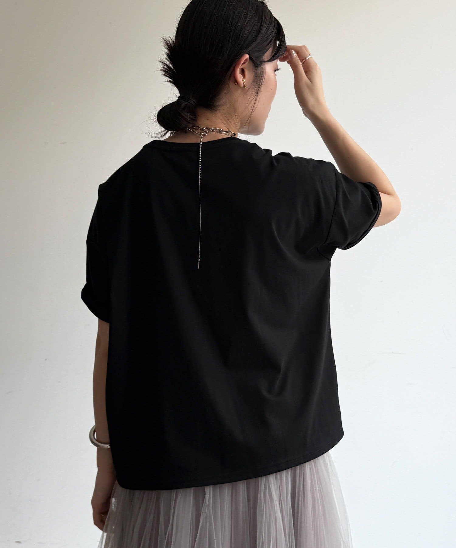 DOUDOU(ドゥドゥ) 【WEB限定】フロッキーロゴプリントTEE