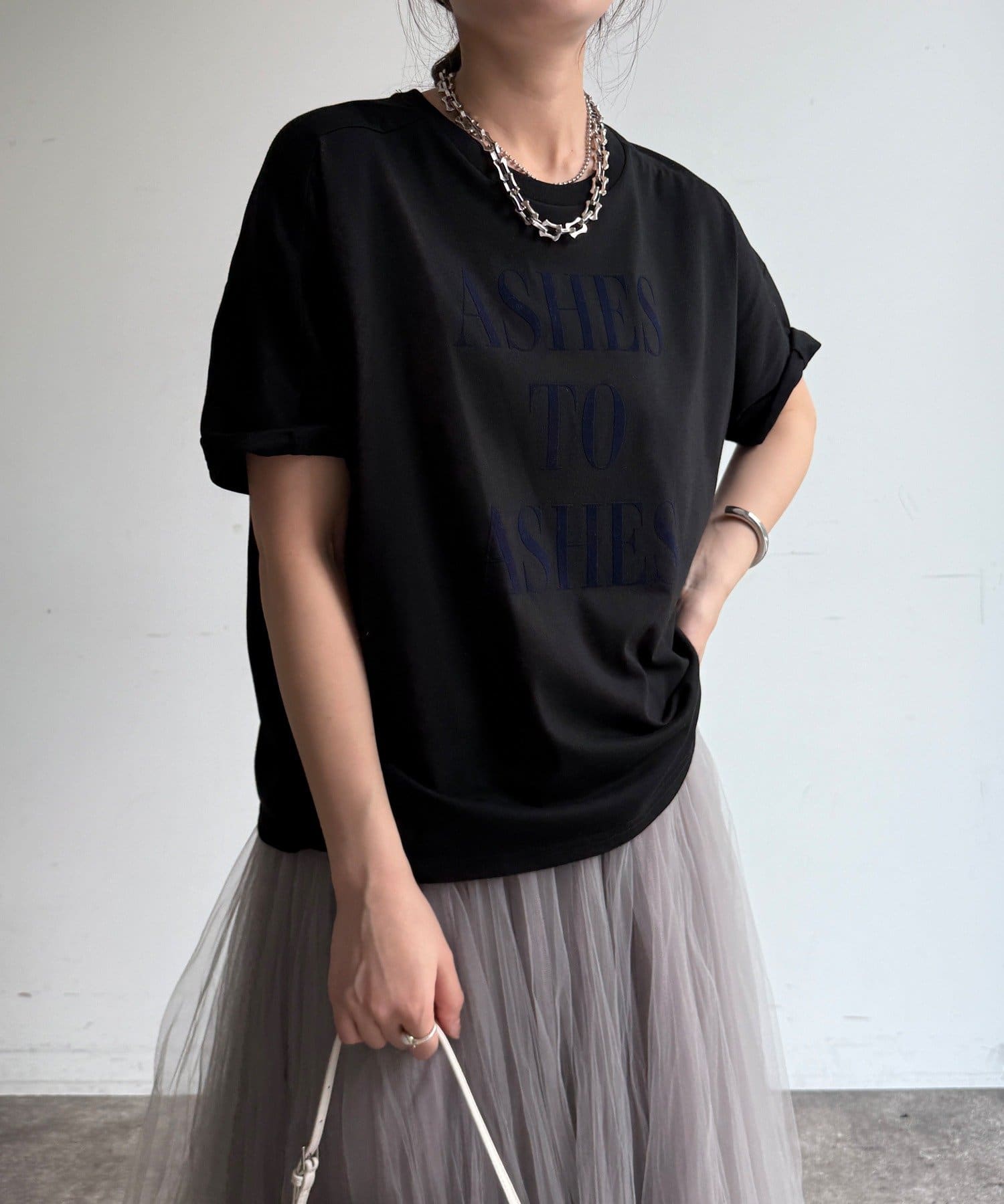 DOUDOU(ドゥドゥ) 【WEB限定】フロッキーロゴプリントTEE